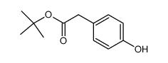 tert-butyl 2-(4-hydroxyphenyl)acetate结构式