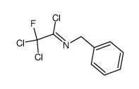 N-benzyldichlorofluoroacetimidoyl chloride结构式