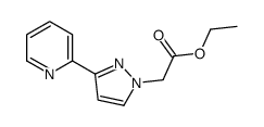 ethyl 2-(3-pyridin-2-ylpyrazol-1-yl)acetate Structure