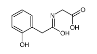 2-[[2-(2-hydroxyphenyl)acetyl]amino]acetic acid结构式