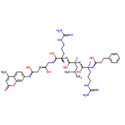 Z-Arg-Leu-Arg-Gly-Gly-AMC acetate salt图片