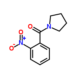 (2-Nitrophenyl)(1-pyrrolidinyl)methanone Structure