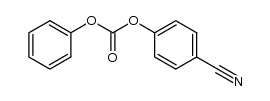 Carbonic acid O-phenyl O-(4-cyanophenyl) ester structure