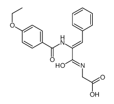 2-[[(E)-2-[(4-ethoxybenzoyl)amino]-3-phenylprop-2-enoyl]amino]acetic acid Structure