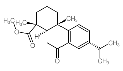 methyl (1R,4aS,10aS)-1,4a-dimethyl-9-oxo-7-propan-2-yl-3,4,10,10a-tetrahydro-2H-phenanthrene-1-carboxylate结构式