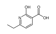 2-HYDROXY-6-ETHYLPYRIDINE-3-CARBOXYLIC ACID Structure