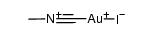 (methyl isonitrile)gold(I) iodide结构式