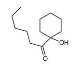1-(1-hydroxycyclohexyl)hexan-1-one Structure