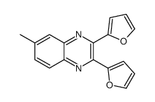 2,3-bis(furan-2-yl)-6-methylquinoxaline Structure