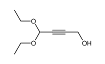 4-hydroxy-but-2-ynal diethyl acetal结构式