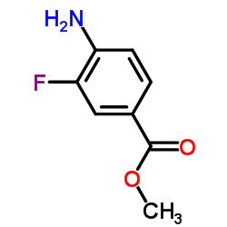 Methyl 4-amino-3-fluorobenzoate Structure