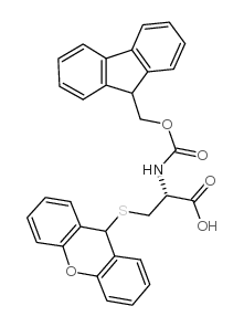 Fmoc-S-黄嘌呤-L-半胱氨酸结构式
