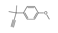 4-(1,1-dimethyl-2-propynyl)anisole结构式