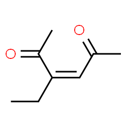 3-Hexene-2,5-dione, 3-ethyl- (9CI) Structure