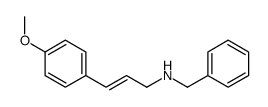 N-benzyl-3-(4-methoxyphenyl)prop-2-en-1-amine Structure