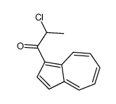 1-Propanone, 1-(1-azulenyl)-2-chloro- (9CI)结构式