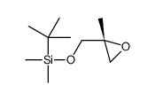 tert-butyl-dimethyl-[[(2R)-2-methyloxiran-2-yl]methoxy]silane Structure