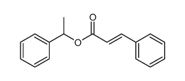 1-phenylethyl 3-phenylprop-2-enoate Structure