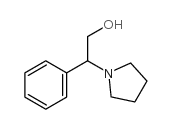 2-PHENYL-2-PYRROLIDIN-1-YL-ETHANOL结构式
