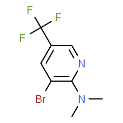 (3-Bromo-5-trifluoromethyl-pyridin-2-yl)-dimethyl-amine图片