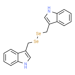 3,3'-(Diselenobismethylene)bis(1H-indole)结构式