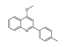 4-methoxy-2-(4-methylphenyl)quinoline结构式