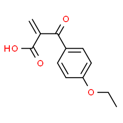 Benzenepropanoic acid, 4-ethoxy-alpha-methylene-ba-oxo- (9CI) Structure