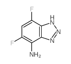 1H-Benzotriazol-4-amine,5,7-difluoro- structure