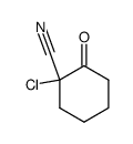 Cyclohexanecarbonitrile,1-chloro-2-oxo-结构式