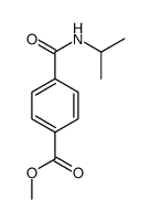 4-(异丙基氨基甲酰)苯甲酸甲酯结构式