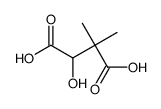 3-hydroxy-2,2-dimethylbutanedioic acid结构式