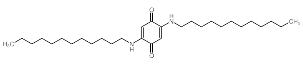 2,5-Cyclohexadiene-1,4-dione,2,5-bis(dodecylamino)- Structure