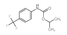Carbanilic acid,p-(trifluoromethyl)-, isopropyl ester (8CI) Structure