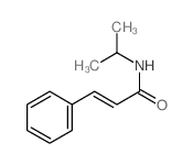 2-Propenamide,N-(1-methylethyl)-3-phenyl- structure