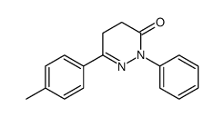 6-(4-methylphenyl)-2-phenyl-4,5-dihydropyridazin-3-one Structure