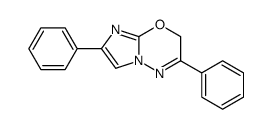 3,7-diphenyl-2H-imidazo[2,1-b][1,3,4]oxadiazine结构式