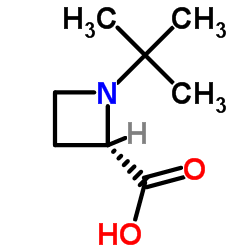 2-Azetidinecarboxylicacid,1-(1,1-dimethylethyl)-,(2S)-(9CI) Structure