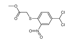 methyl (4-dichloromethyl-2-nitrophenylsulfanyl)acetate Structure