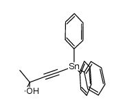 2-methyl-4-(triphenylstannyl)but-3-yn-2-ol Structure