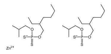 zinc bis[O-(2-ethylhexyl)] bis[O-(isobutyl)] bis(dithiophosphate) picture