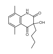 3-butyl-3-hydroxy-5,8-dimethylquinoline-2,4(1H,3H)-dione结构式