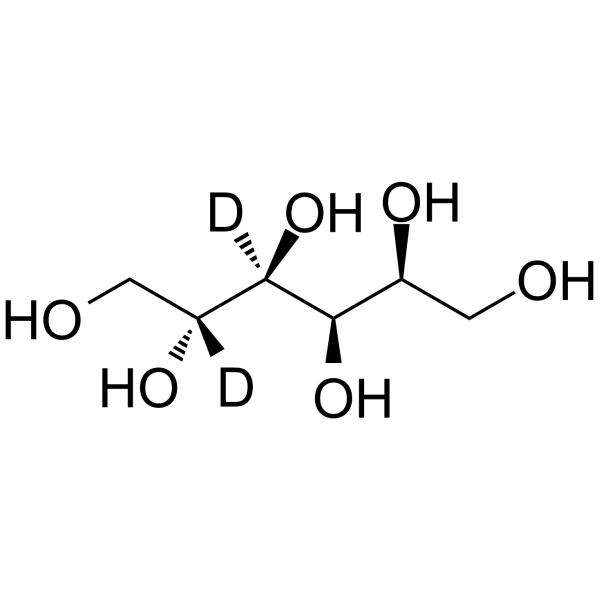 山梨醇 d2-1结构式