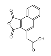 2-(1,3-dioxobenzo[e][2]benzofuran-4-yl)acetic acid Structure