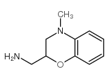 (4-METHYL-3,4-DIHYDRO-2H-1,4-BENZOXAZIN-2-YL)METHYLAMINE结构式