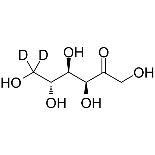 D-Fructose-d2 Structure