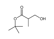 tert-butyl 3-hydroxy-2-methylpropanoate Structure