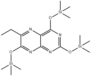 6-Ethyl-2,4,7-tris(trimethylsilyloxy)pteridine Structure