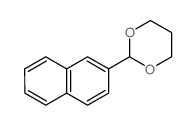 1,3-Dioxane,2-(2-naphthalenyl)- Structure