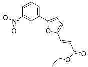 3-[5-(3-NITRO-PHENYL)-FURAN-2-YL]-ACRYLIC ACID ETHYL ESTER结构式