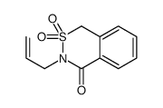 3-Allyl-3,4-dihydro-4-oxo-1H-2,3-benzothiazine 2,2-dioxide Structure